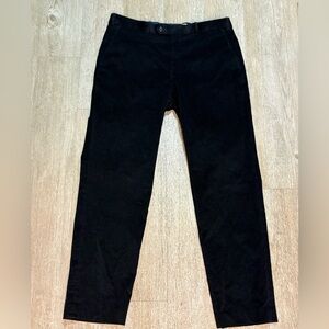 LAUREN RALPH LAUREN BLACK CORDUROY PANTS 36 x 32